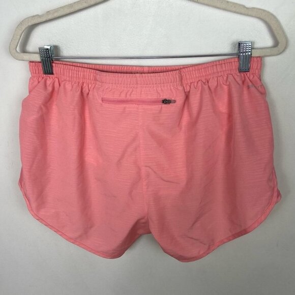 Nike High Rise Running Shorts Pink Large Modern‎ Tempo Breathable Lightweight L - Picture 15 of 15